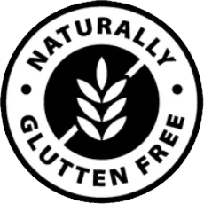 TerraCalm gluten-free formula badge