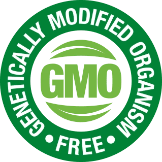 TerraCalm non-GMO formula badge