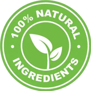 TerraCalm naturally sourced clay and botanicals badge