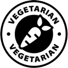 TerraCalm vegetarian formula badge