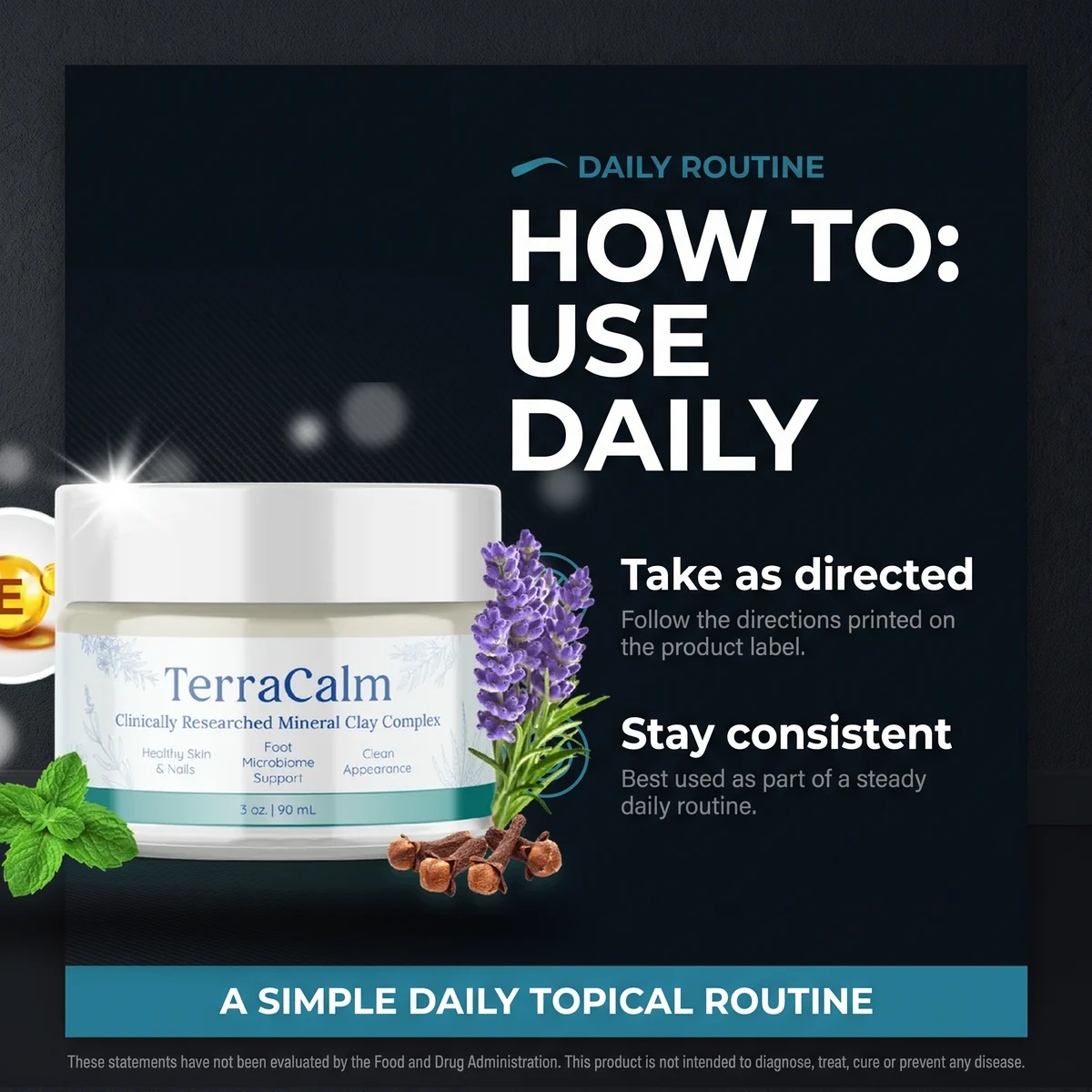 How to use TerraCalm daily: a simple routine for feet and nails